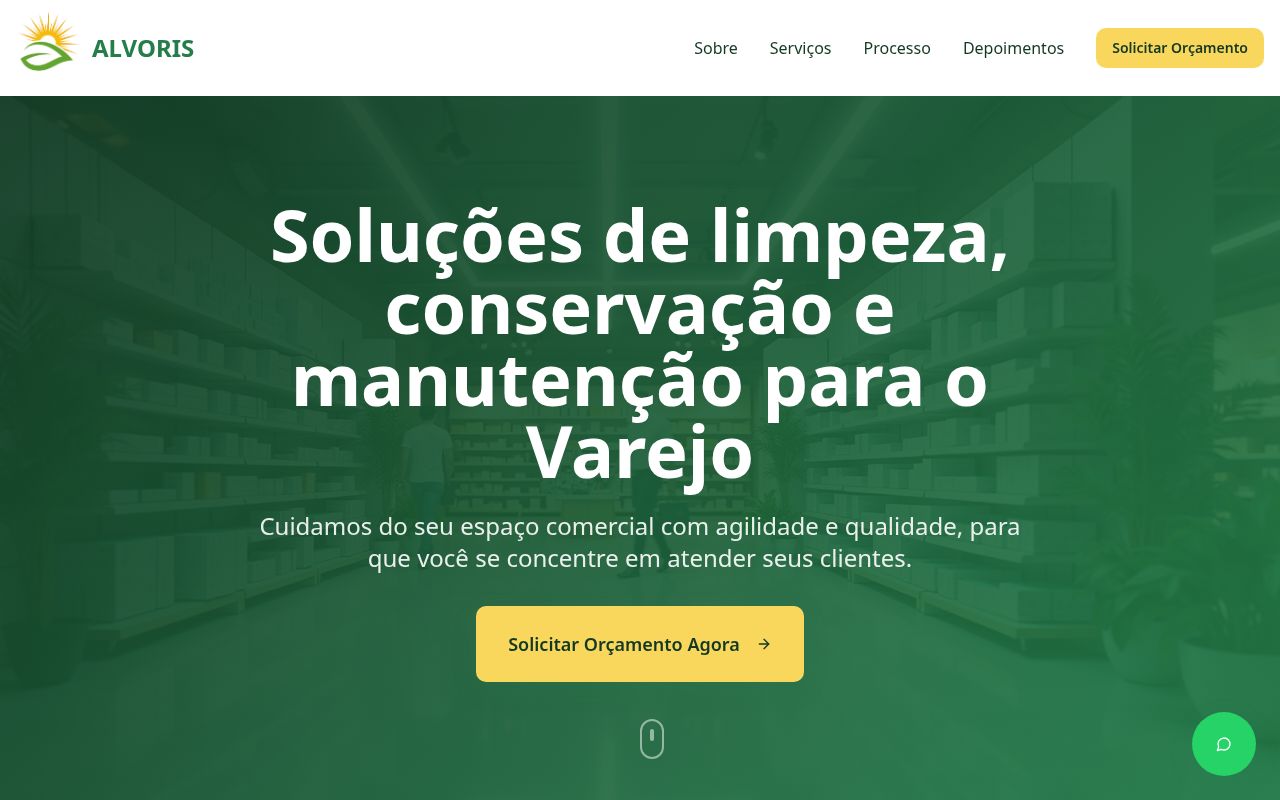 Preview do projeto Alvoris